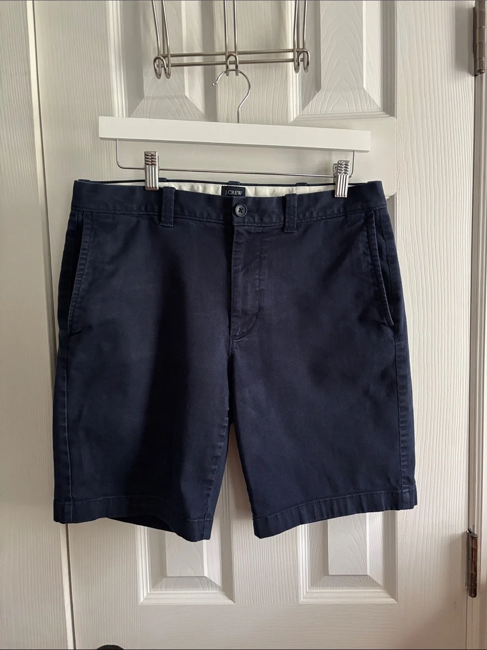 J. Crew Men’s Navy Flat-Front Chino Shorts